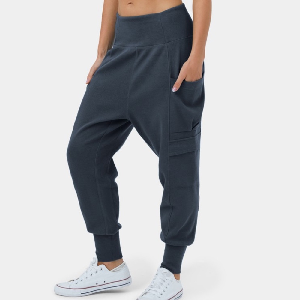Halara High Waisted Fold Over Joggers NWT
